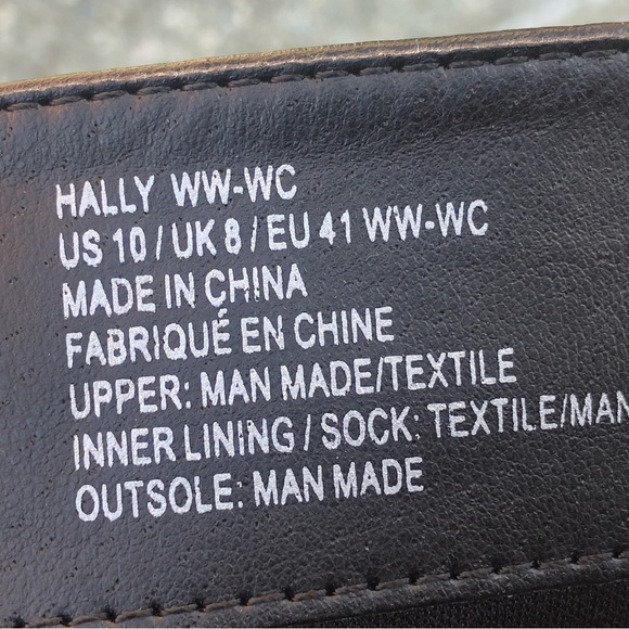 Hally Women’s Black Leather Buckle Boots Size 10 - Picture 10 of 11